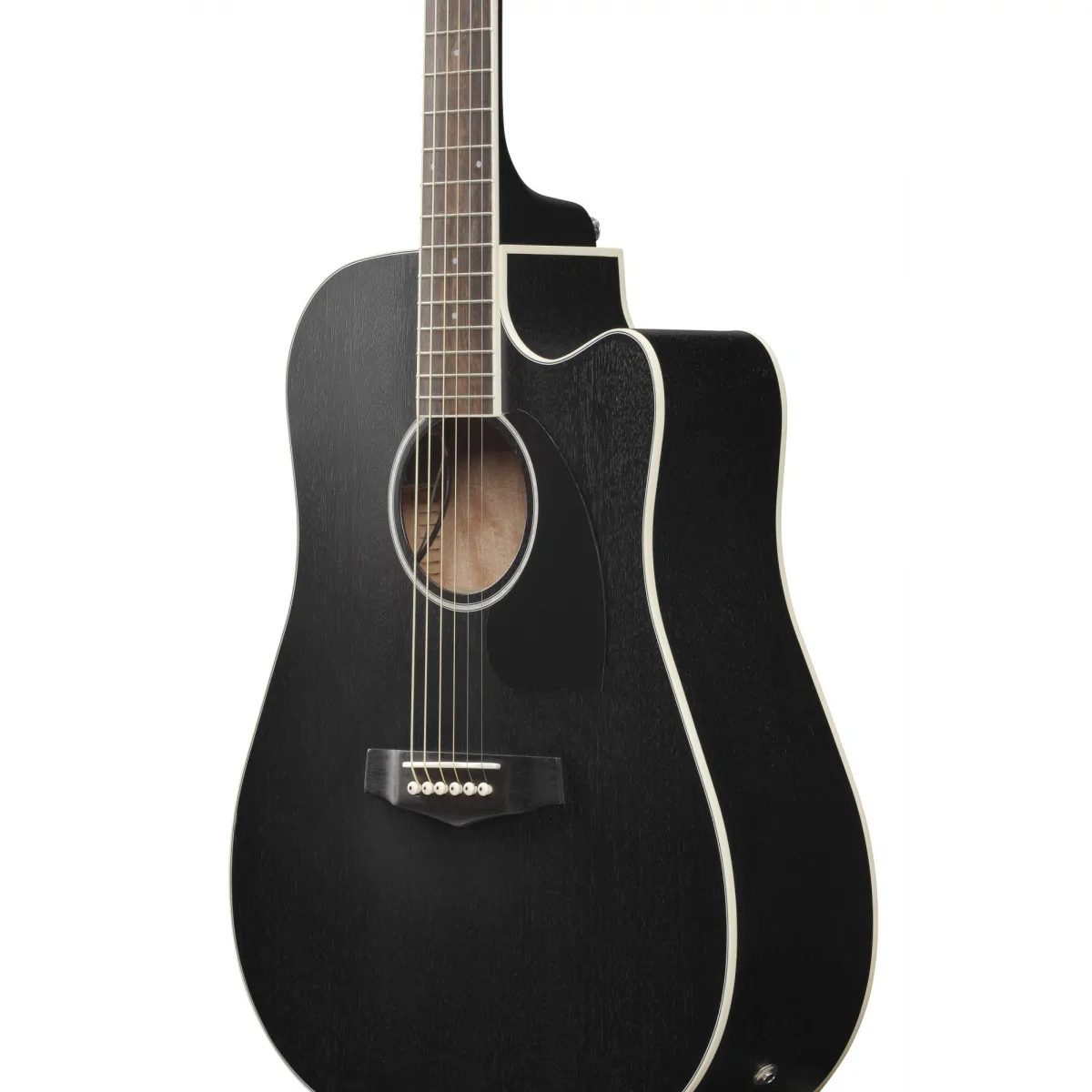 IBANEZ Ibanez PF16MWCE-WK Weathered Black Open Pore 48mm Gitara Elektro-Akustyczna - zdjecie 10