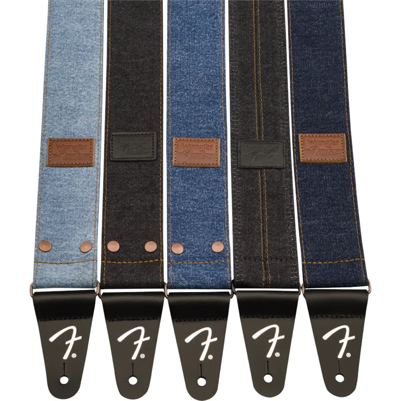 FENDER Fender x Wrangler Denim Strap Dark Indigo - zdjecie 7