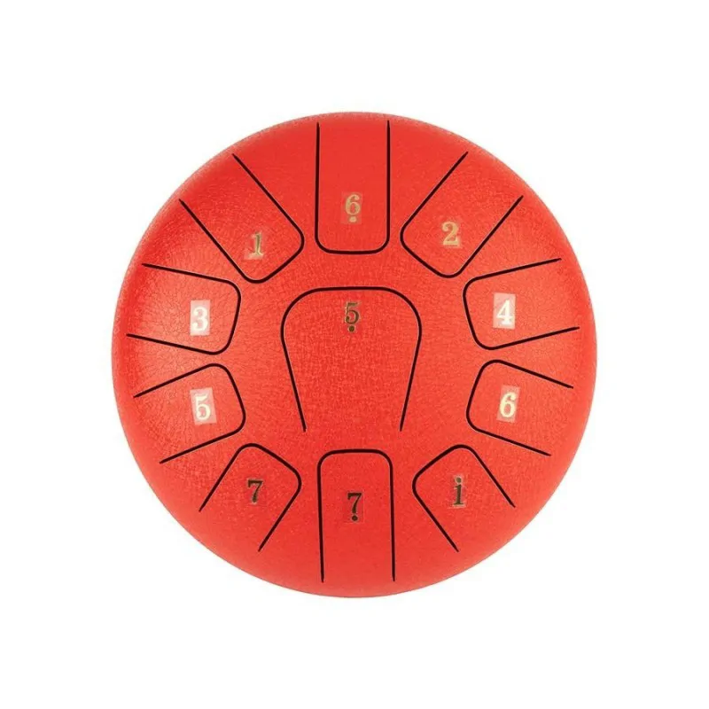 HAYMAN Hayman HTD1011/RD steel tongue drum 10" red
