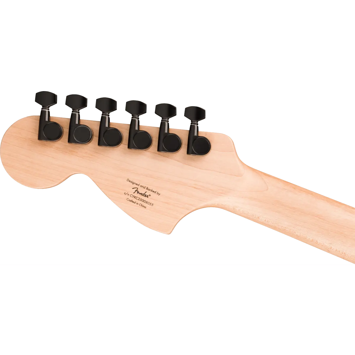 Squier Squier FSR Affinity Stratocaster HH Laurel Fingerboard Black Pickguard Black Hardware Matching Headstock Metallic Black - zdjecie 5