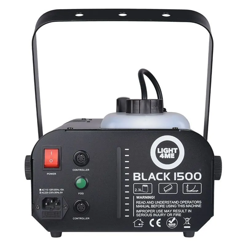LIGHT4ME LIGHT4ME BLACK 1500 wytwornica dymu mgły - zdjecie 3