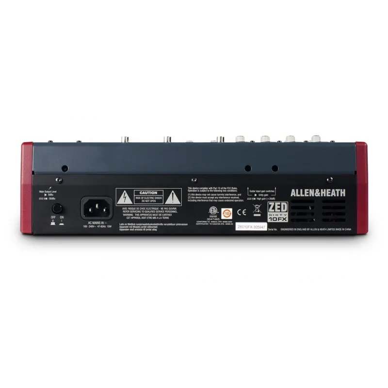 ALLEN & HEATH ALLEN & HEATH ZED60 10FX - zdjecie 4