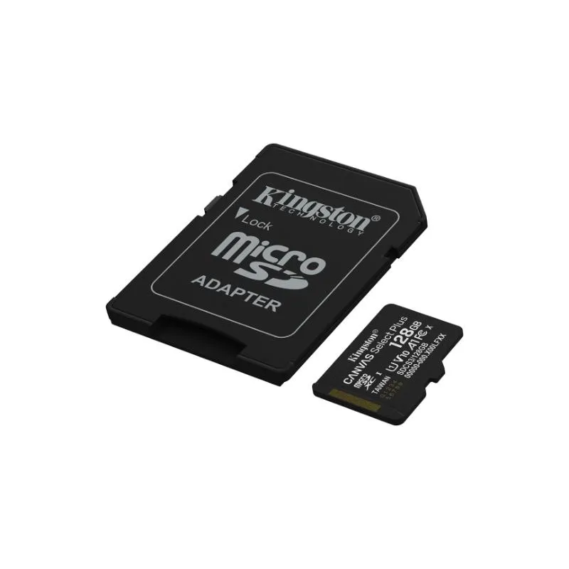 KINGSTON KINGSTON microSDXC 128GB Canvas Select Plus 3 + ADP