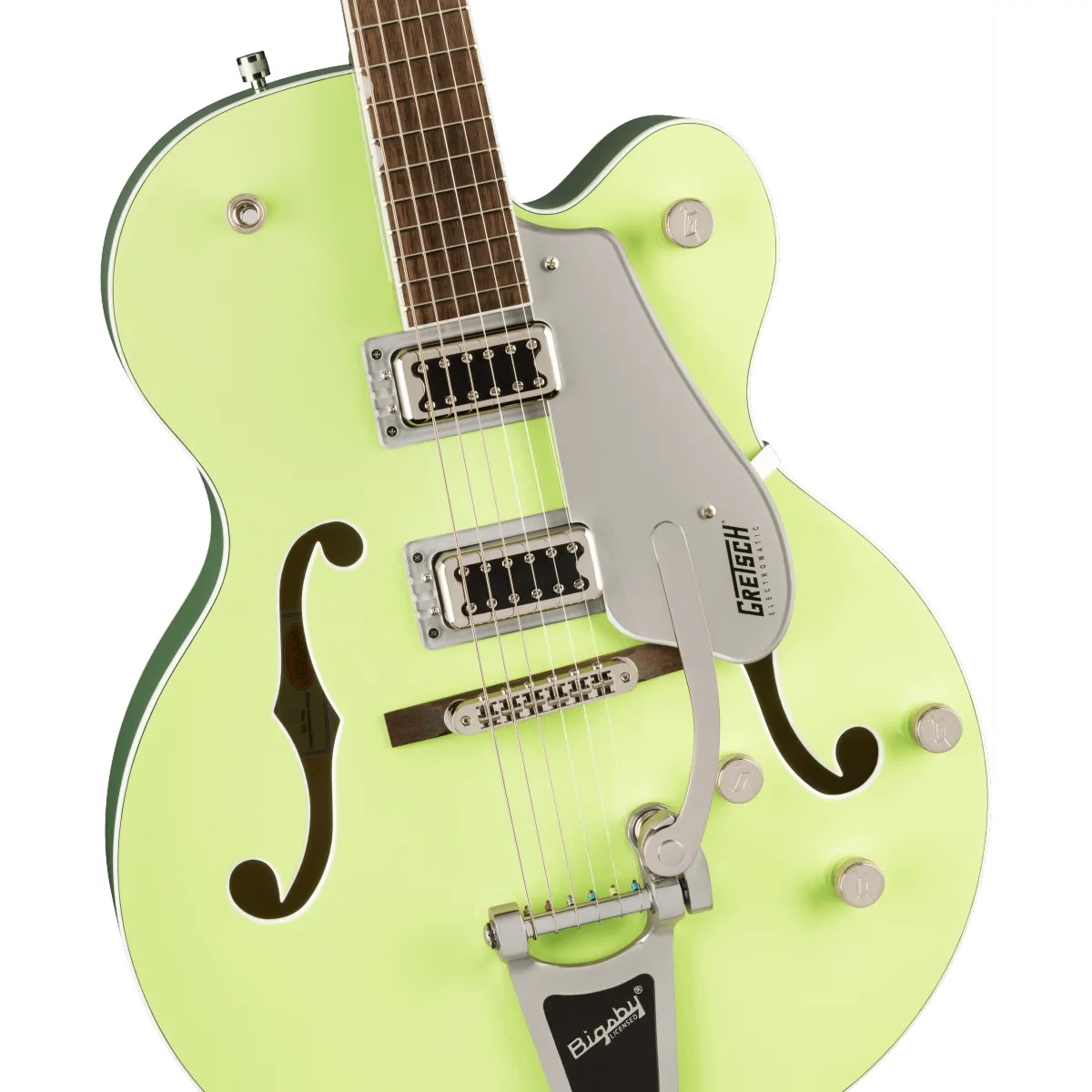 Gretsch Gretsch G5420T Electromatic Classic Hollow Body Single-Cut with Bigsby Laurel Fingerboard Two-Tone Anniversary Green - zdjecie 3