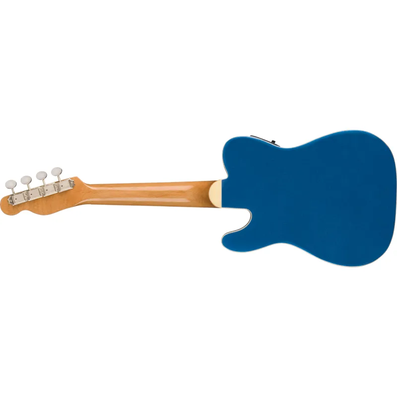 FENDER Fender Fullerton Tele Uke Walnut Fingerboard White Pickguard Lake Placid Blue - zdjecie 2