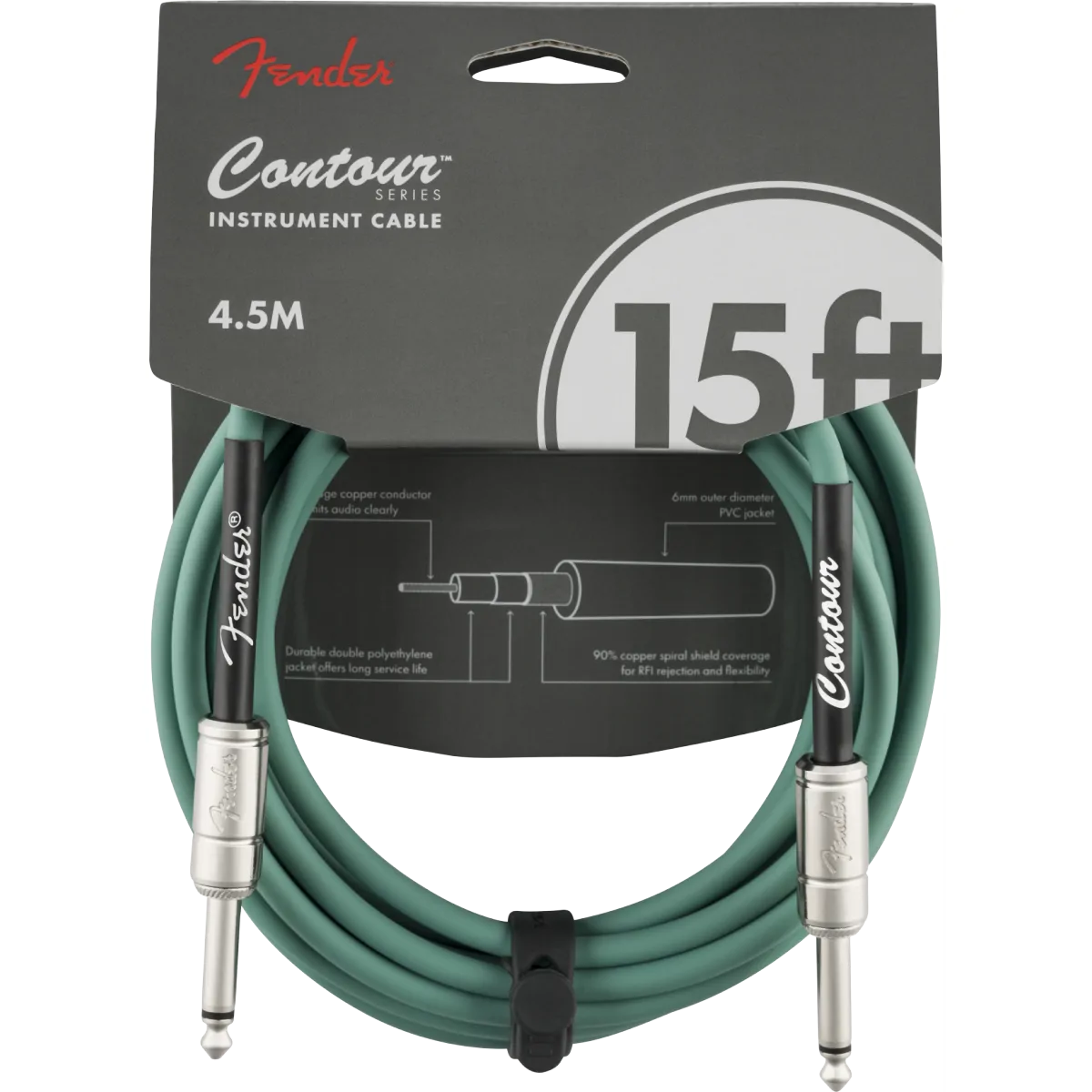 FENDER Fender CONTOUR 15' CABLE SHG 4,5m