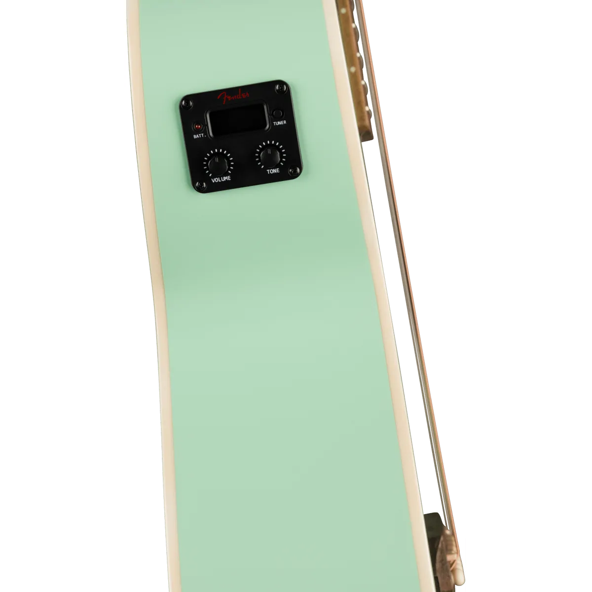 FENDER Fender California Standard Monterey E Spruce Top Ivory Pickguard Surf Green - zdjecie 6