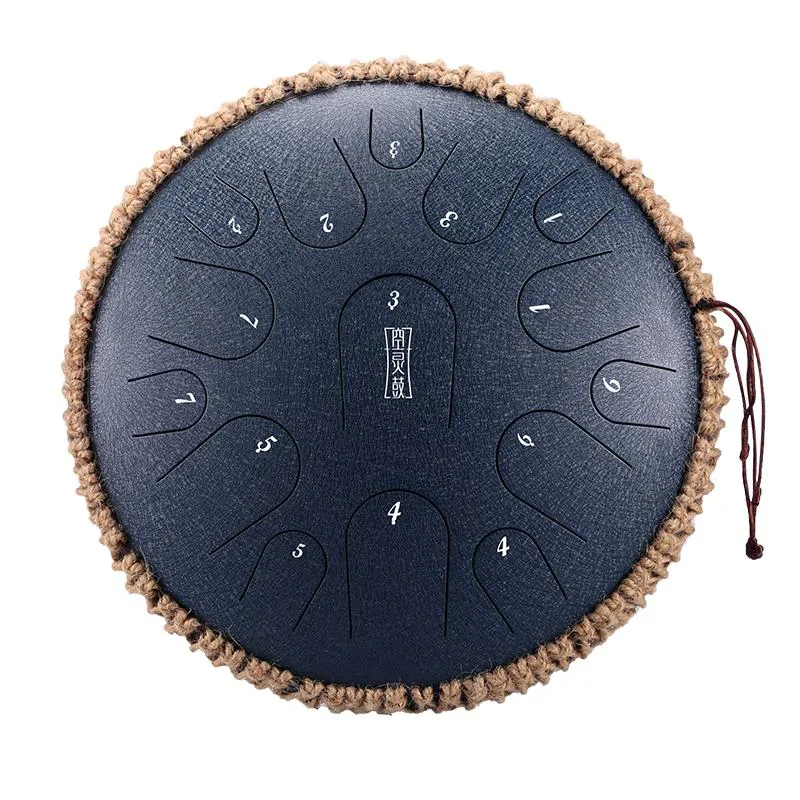 Hluru Hluru TB15-14-NavyBlue Tongue drum 15 ton 14