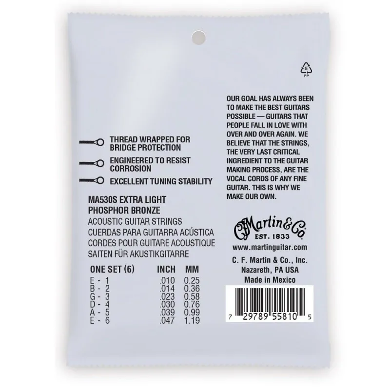 MARTIN Martin MA530S Authentic Marquis 10-47 phosphor bronze - zdjecie 2