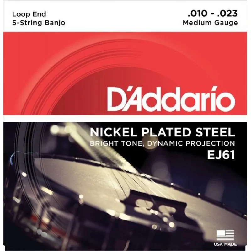 D'ADDARIO D'Addario EJ61 struny do banjo 5-strunowego