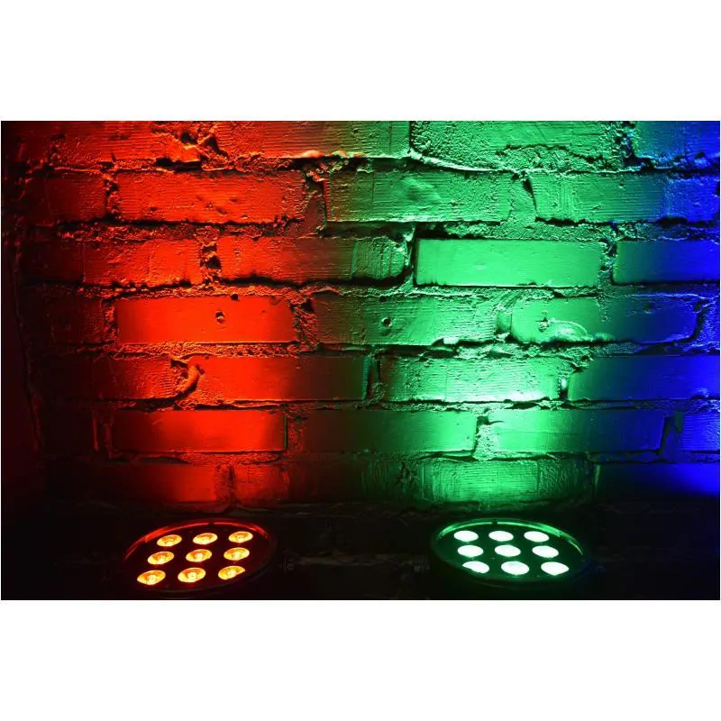 LIGHT4ME LIGHT4ME LED PAR 9X10W MKII RGBW pilot IR - zdjecie 5