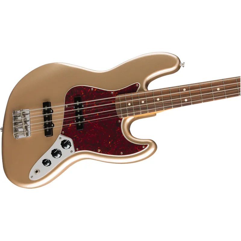FENDER Fender Vintera '60s Jazz Bass Pau Ferro Fingerboard Firemist Gold - zdjecie 4