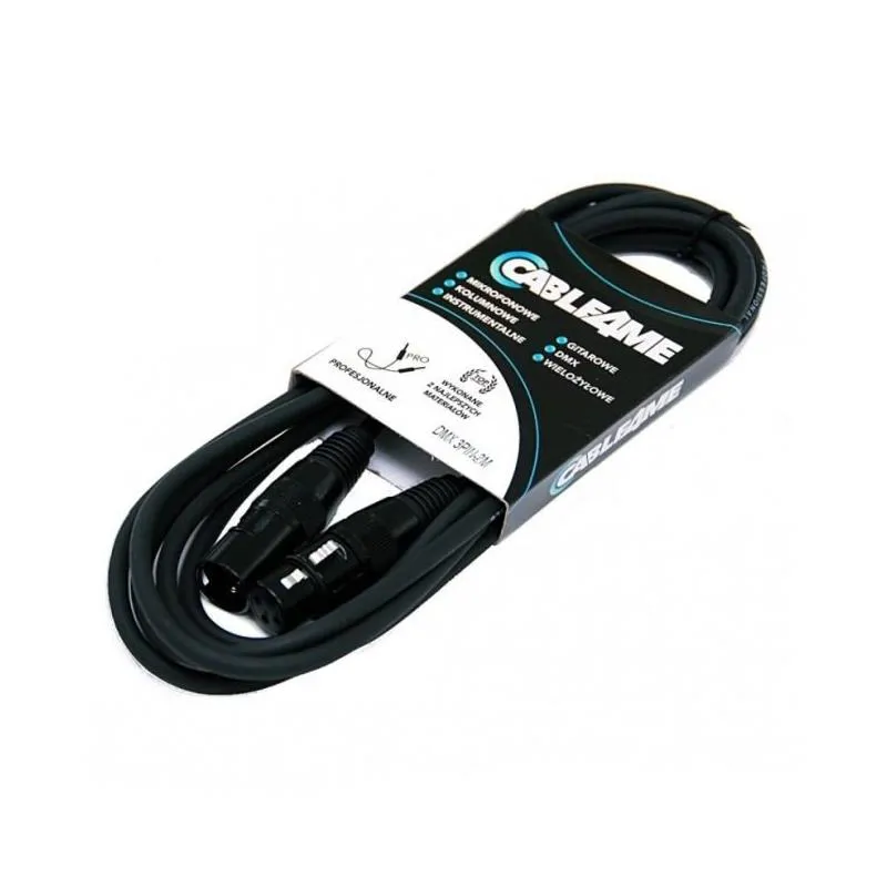 CABLE4ME CABLE4ME przewód kabel DMX 3pin 5m do świateł