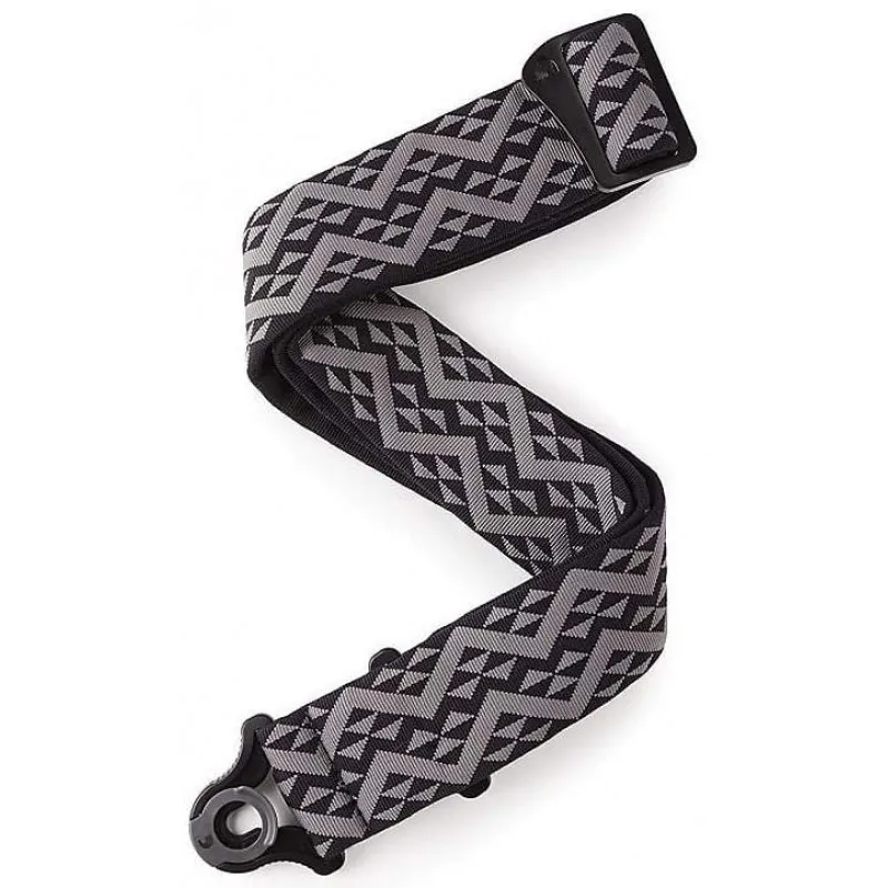 D'ADDARIO D'Addario 50BAL03 pas gitarowy z blokadą szara krata