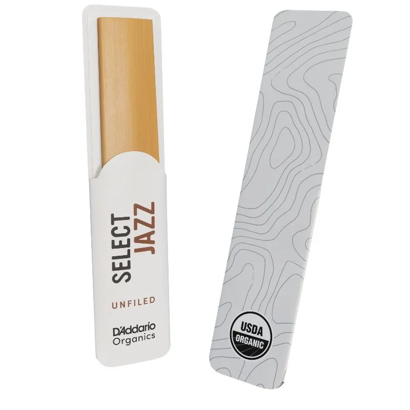 D'ADDARIO D'Addario Organic Select Jazz Unfiled 2S stroik do saksofonu tenorowego - zdjecie 5