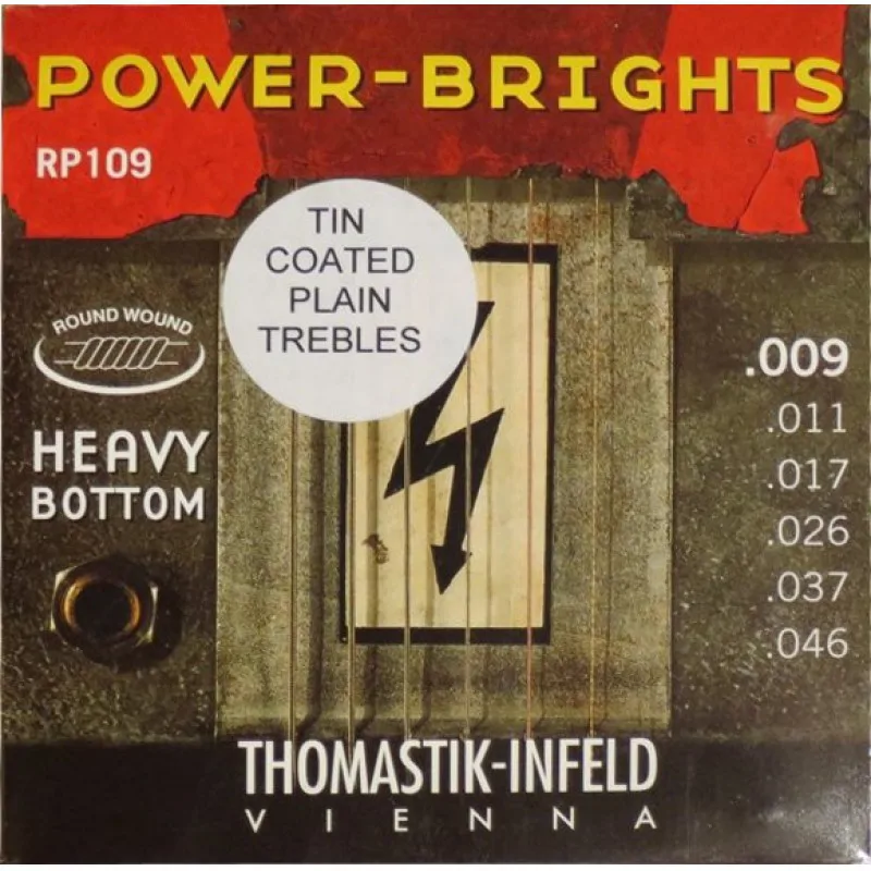 Thomastik Thomastik Power Brights RP109 struny do git elektrycznej 9-46