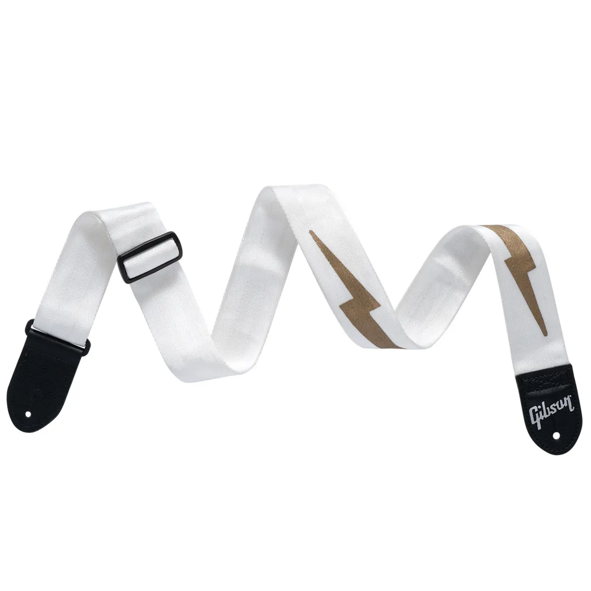 Gibson Gibson ASBOLT-WHT The Lightning Bolt Seatbelt Pas