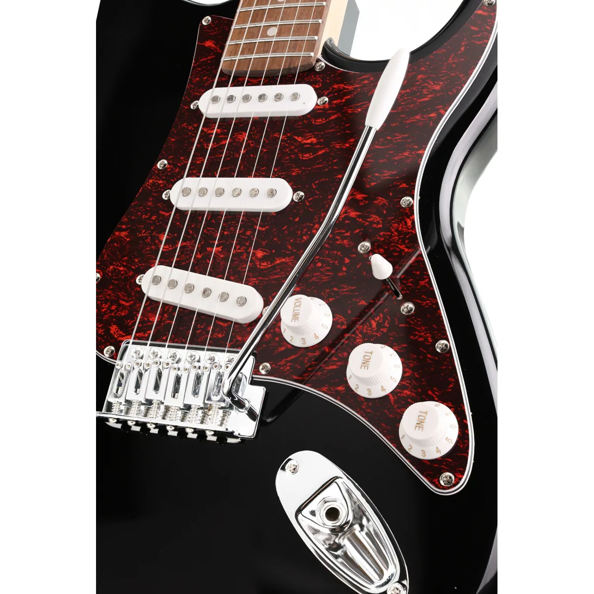 Arrow Arrow Tonecaster ST 111 Abyss Black Rosewood/T-shell gitara elektryczna - zdjecie 2