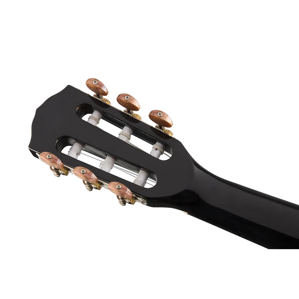 FENDER Fender CN-140SCE Nylon Thinline Walnut Fingerboard Black w/case - zdjecie 7