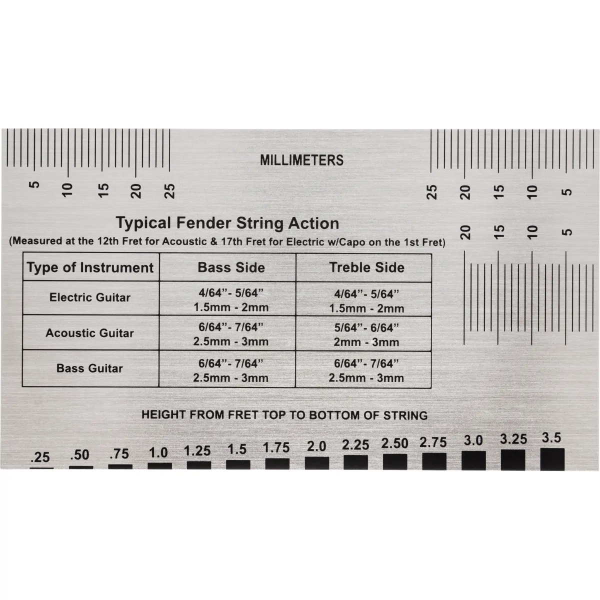 FENDER Fender String Action Gauge - zdjecie 2