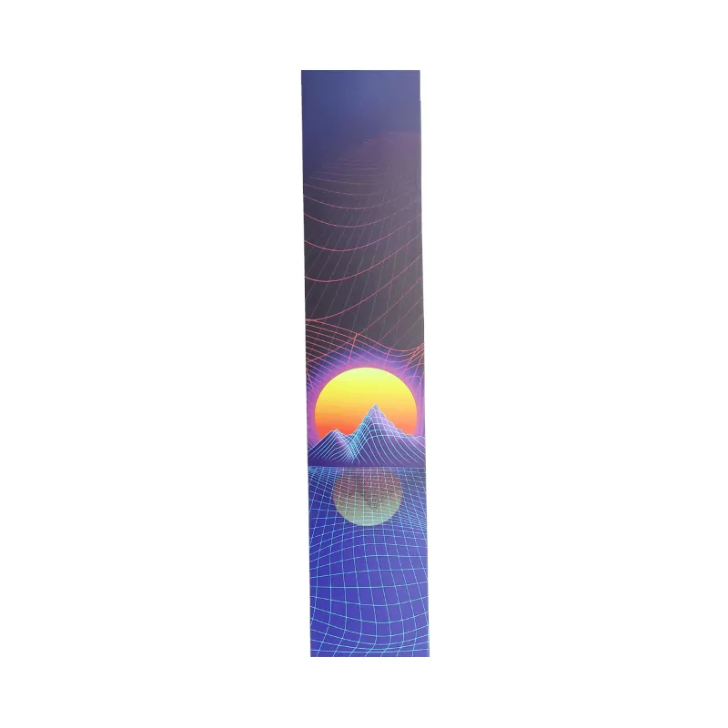 D'ADDARIO D'Addario 25RUN80 Outrun Printed Leather Sunset - zdjecie 2