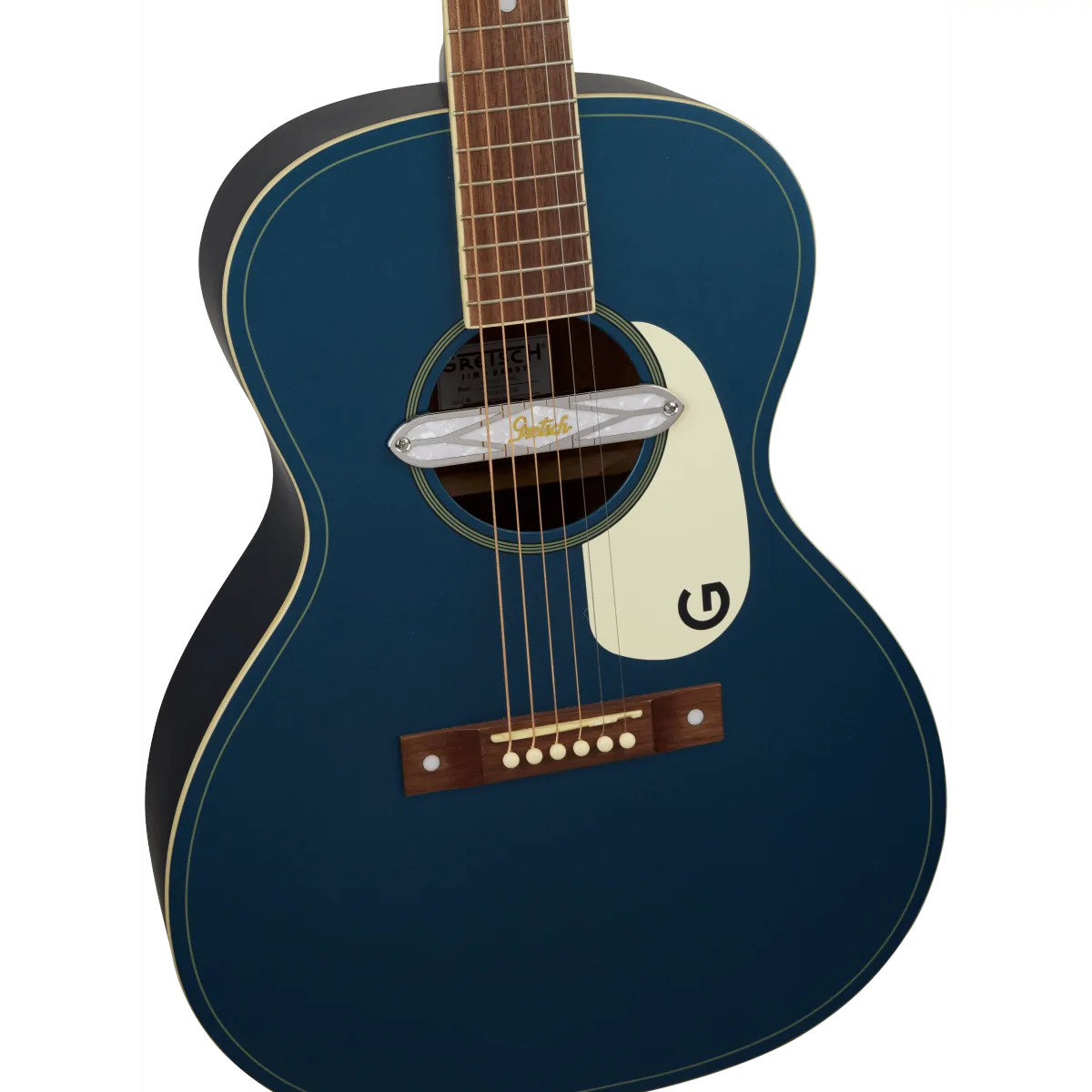Gretsch Gretsch Deltoluxe Concert Walnut Fingerboard Aged White Pickguard Dark Denim Top - zdjecie 3