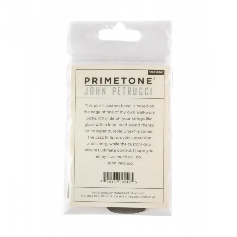 DUNLOP Dunlop 518PJP BK Primetone Jazz III 1,38mm Petrucci KOMPLET 3 sztuki - zdjecie 5