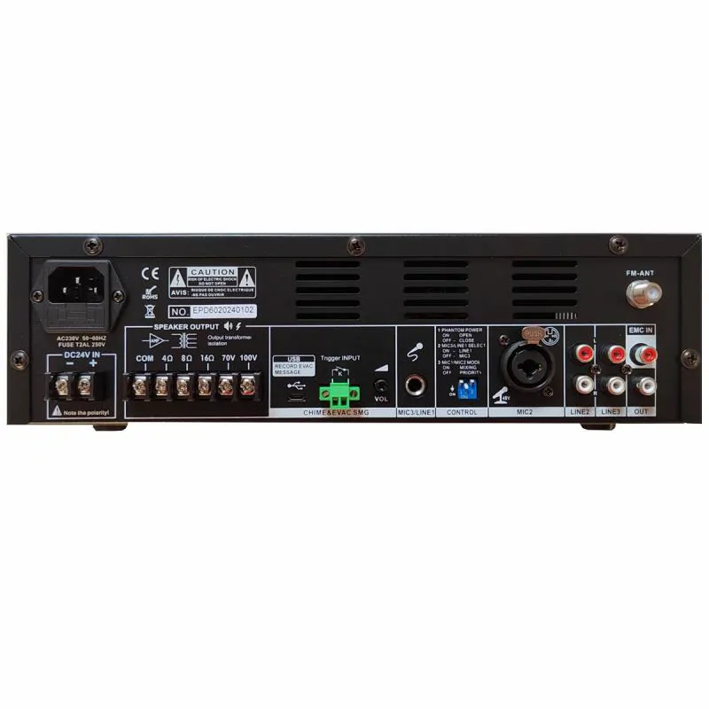 NSP NSP NPA-120 Wzmacniacz MIXER - zdjecie 2