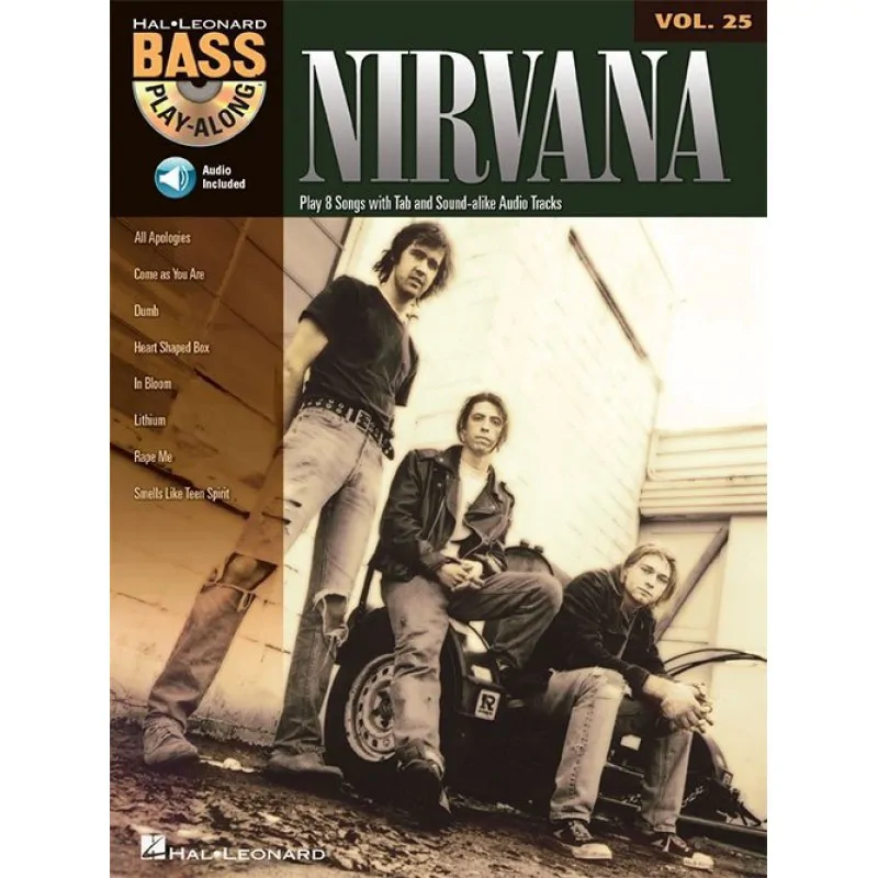 Hal Leonard Hal Leonard Nirvana Bass Play Along