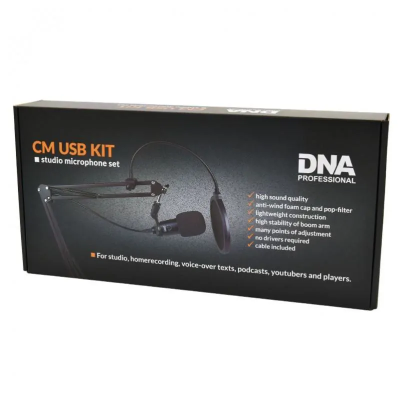 DNA DNA CM USB KIT mikrofon pojemnościowy USB zestaw - zdjecie 10