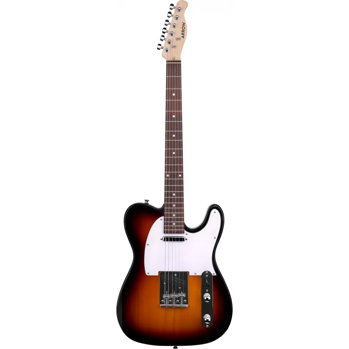 Arrow Arrow Telico TL 11 Tobacco Burst Rosewood/White gitara elektryczna - zdjecie 3