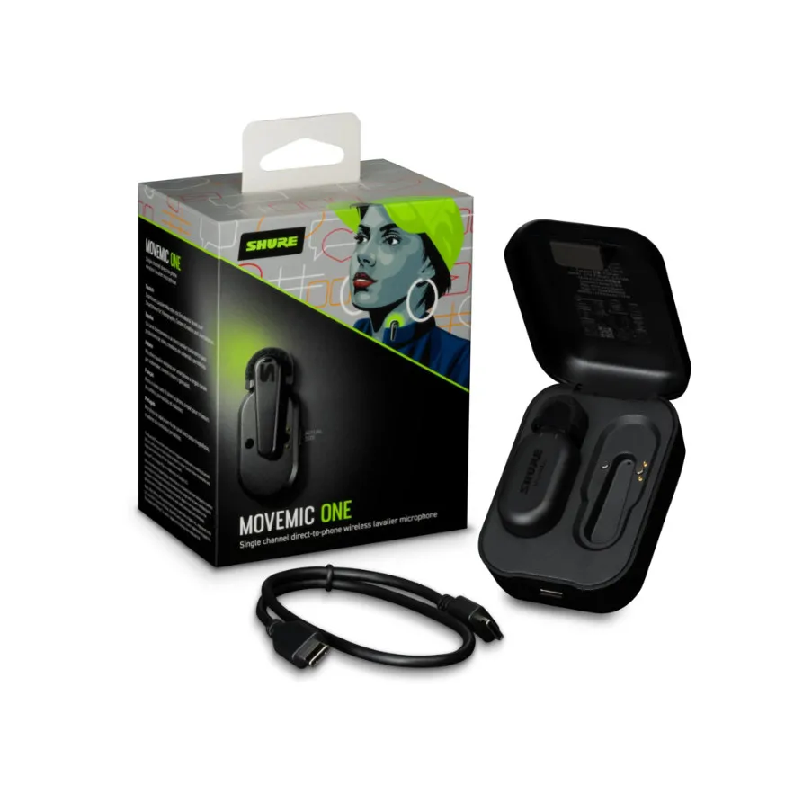 SHURE Shure MV-ONE-Z6 MOVEMIC ONE Jednokanałowy bezprzewodowy mikrofon lavalier - zdjecie 2