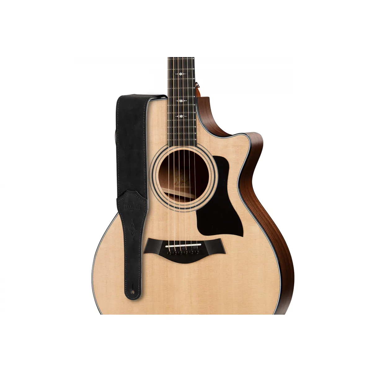 Taylor Guitars Taylor Gemstone Sanded Suede Black Pas do gitary - zdjecie 5