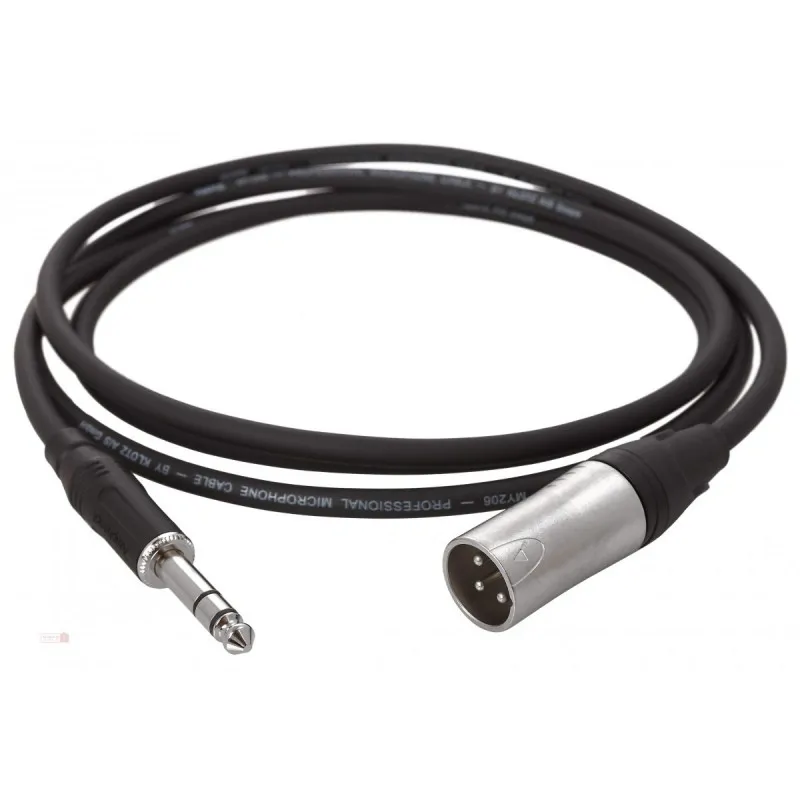 Klotz Klotz M1MS1K0100 Kabel XLR męski - Jack Stereo 1m