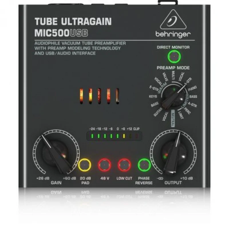 Behringer Behringer MIC500USB przedwzmacniacz lampowy