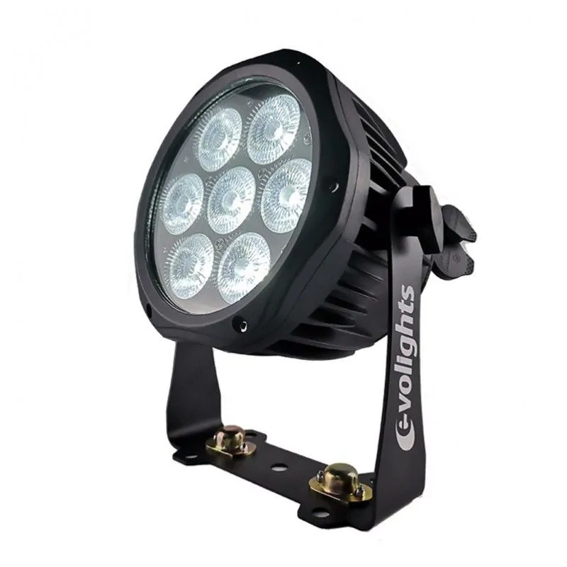 EVOLIGHTS EVOLIGHTS GLACIER 7 LED PAR 7x10W RGBWA-UV IP65 oświetlenie sceniczne zewnętrzne - zdjecie 6