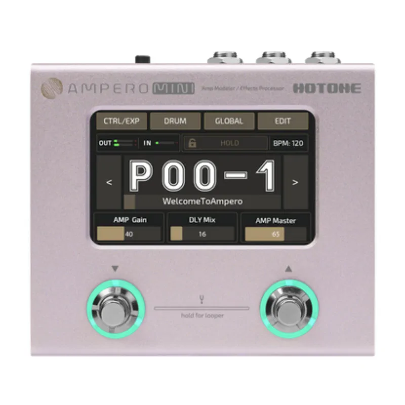 Hotone Hotone Ampero Mini (Purple Taro) - multiefekt gitarowy