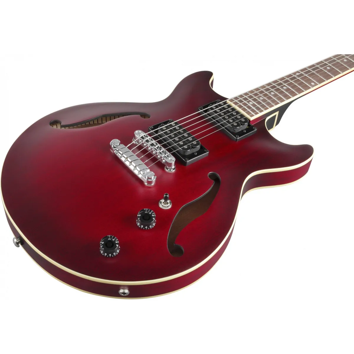 IBANEZ Ibanez AM53-SRF Sunburst Red Flat Artcore Gitara Semi Hollowbody - zdjecie 4