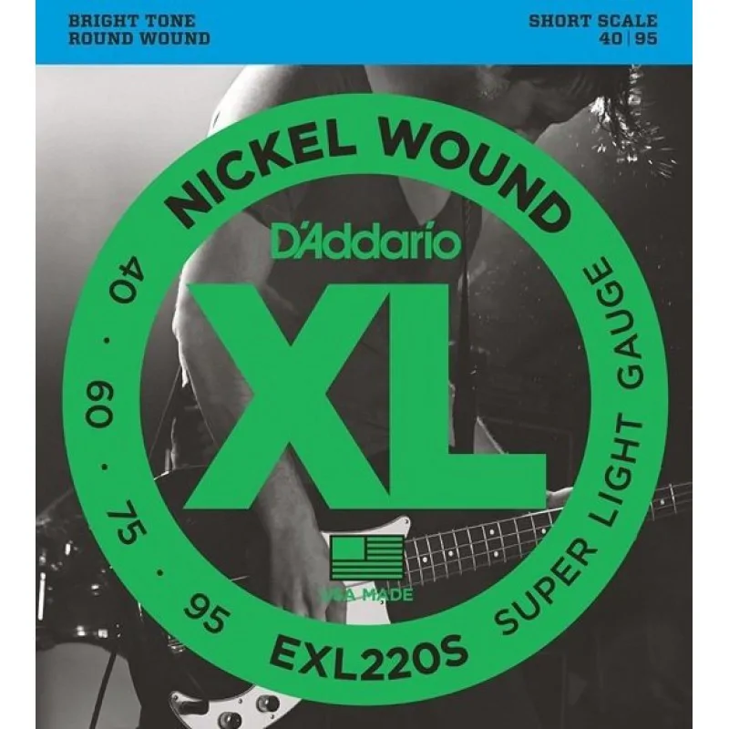D'ADDARIO D'Addario EXL220S 40-95 Short Scale