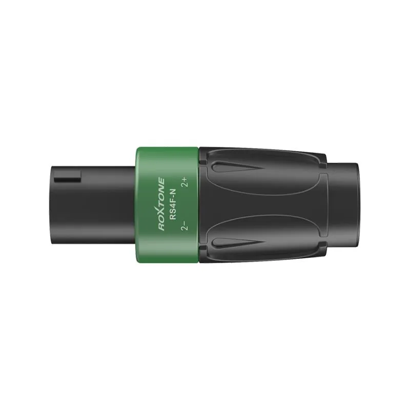 Roxtone Wtyk głośnikowy zielony 4-pin Roxtone RS4F-N-GN - zdjecie 3