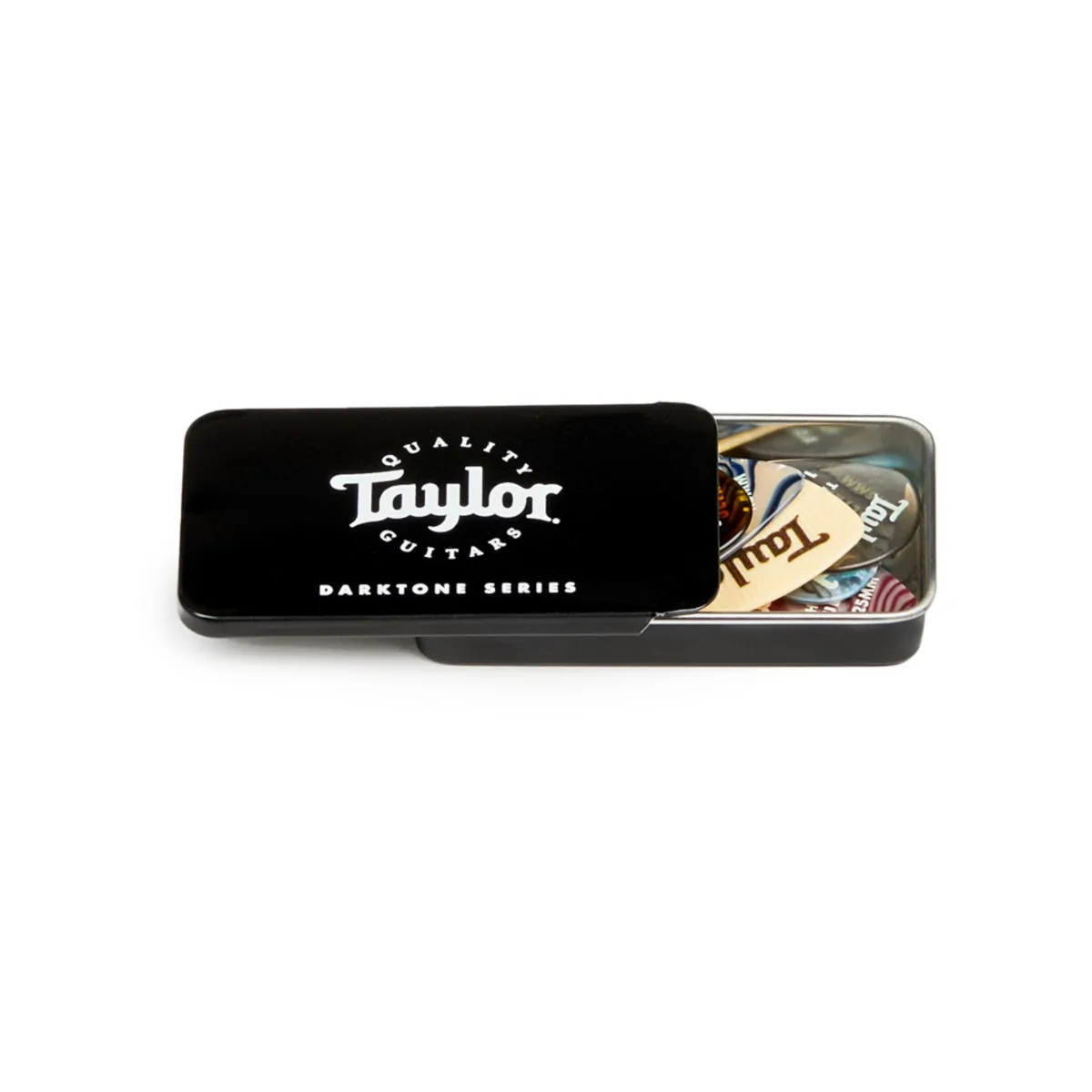 Taylor Guitars Taylor Darktone Series Pick Tin zestaw kostek do gitary - zdjecie 2