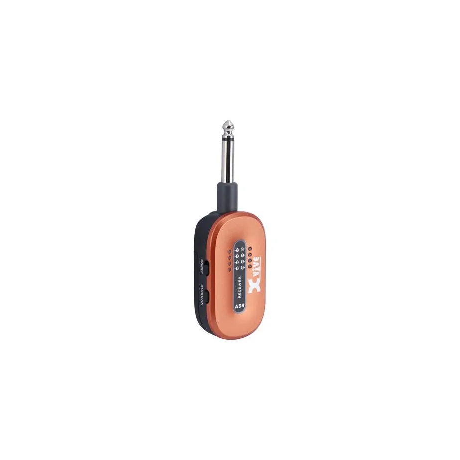 XVive XVive A58 Guitar Wireless System 5,8GHz Orange system bezprzewodowy - zdjecie 2