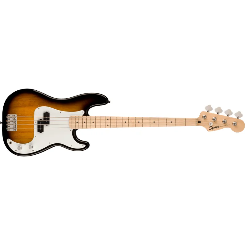 Squier Squier Sonic Precision Bass Maple Fingerboard White Pickguard 2-Color Sunburst