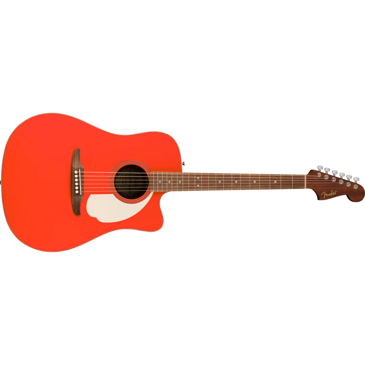 FENDER Fender California Standard Redondo CE Spruce Top Ivory Pickguard Fiesta Red
