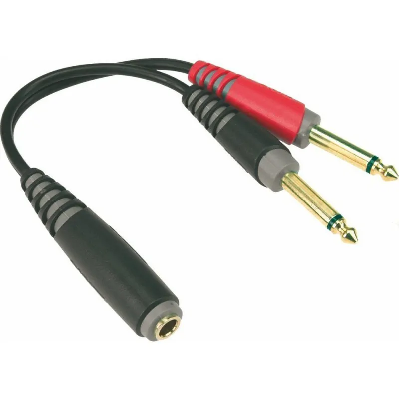 Klotz Klotz AYS-5 Złączka Gniazdo Duży jack 3p - 2 jacki 2p. 0,2m