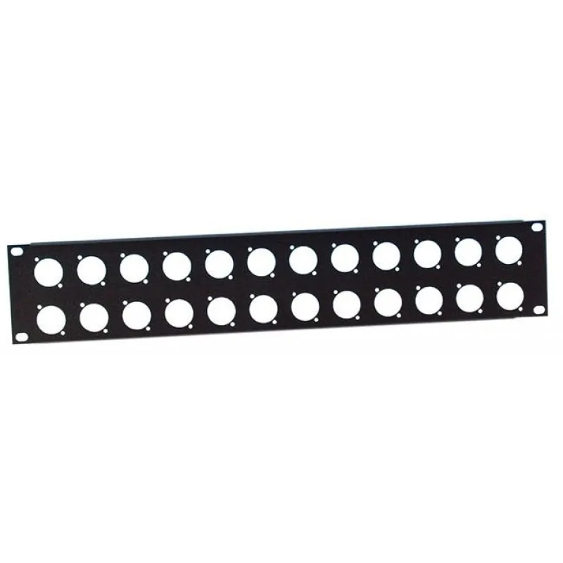 Adam Hall Adam Hall 872214 panel montażowy z otworami rack 2U