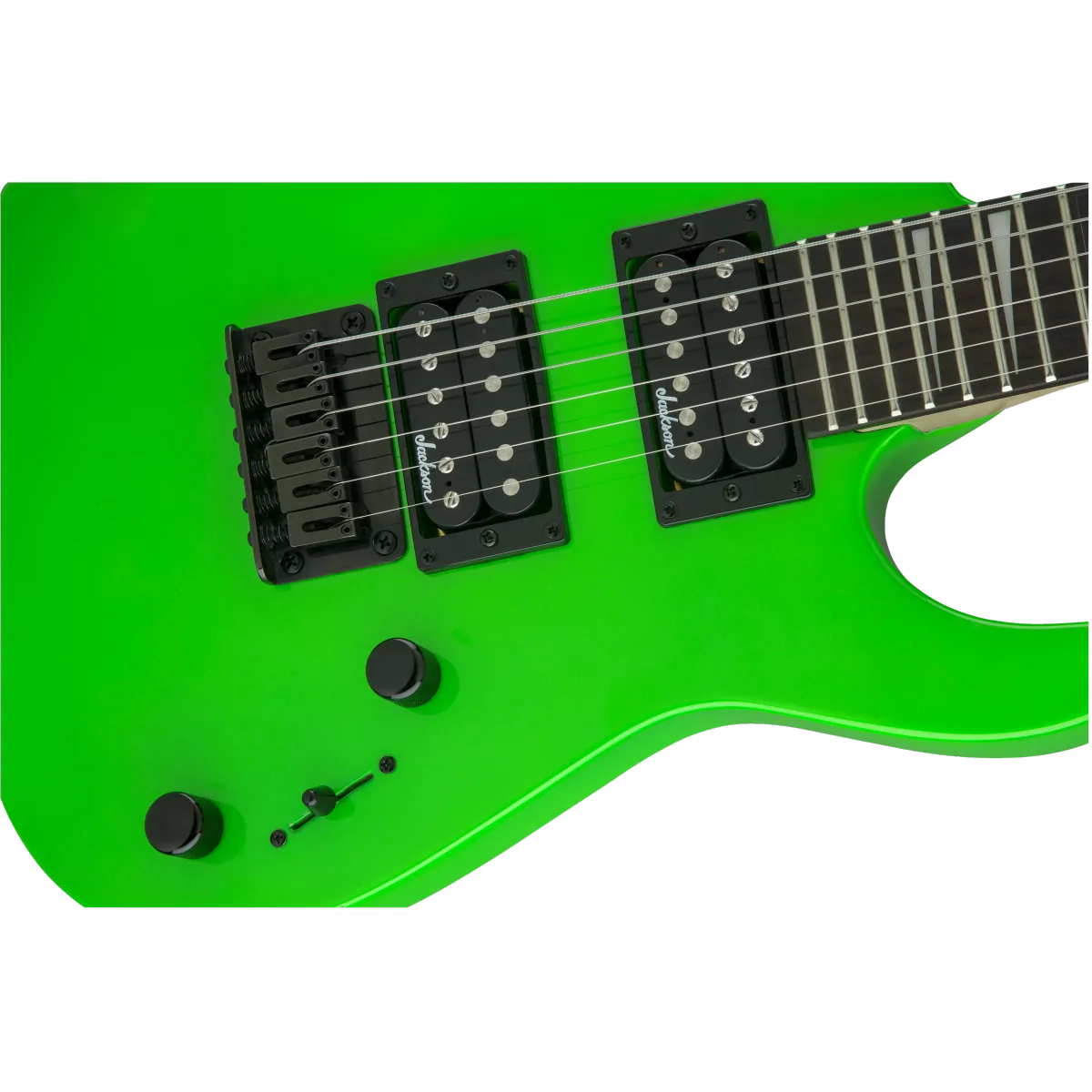 Jackson Jackson JS Series Dinky Minion JS1X Amaranth Fingerboard Neon Green - zdjecie 5