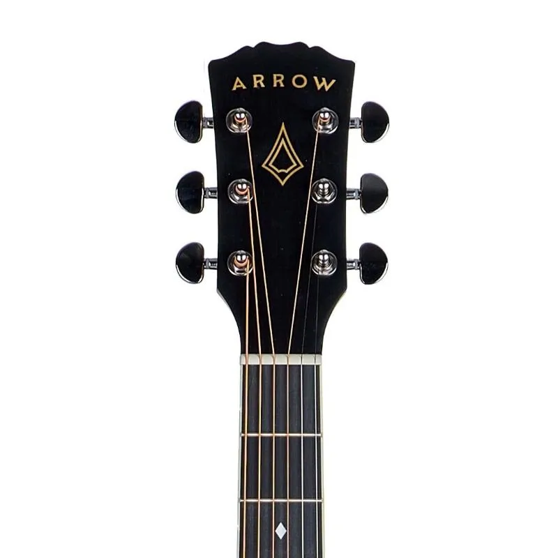 Arrow Arrow Gold D BLK Black gitara akustyczna - zdjecie 3