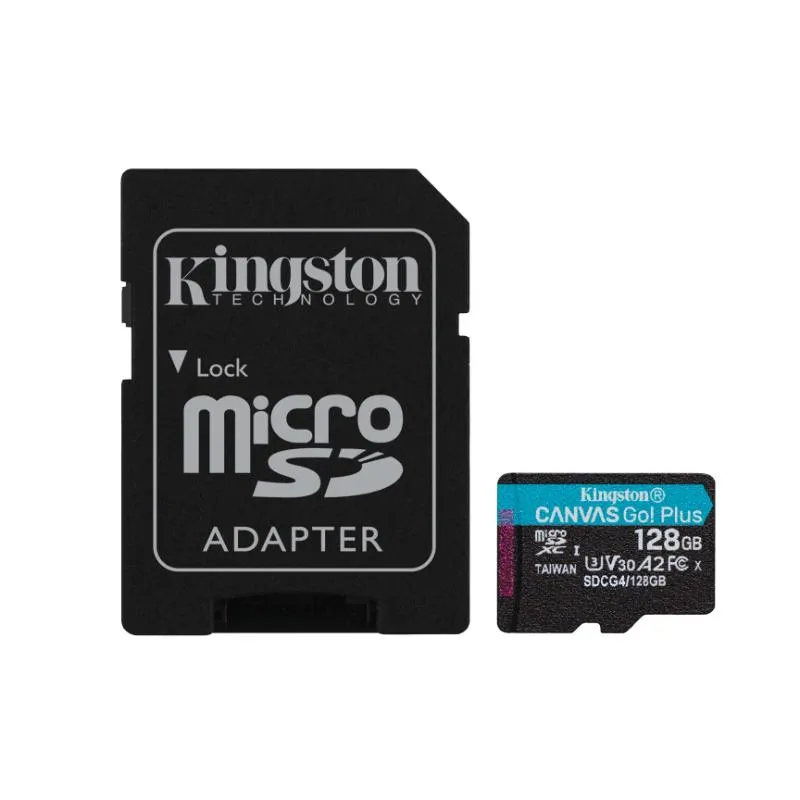 KINGSTON KINGSTON microSDXC Canvas Go Plus 128GB + Adapter