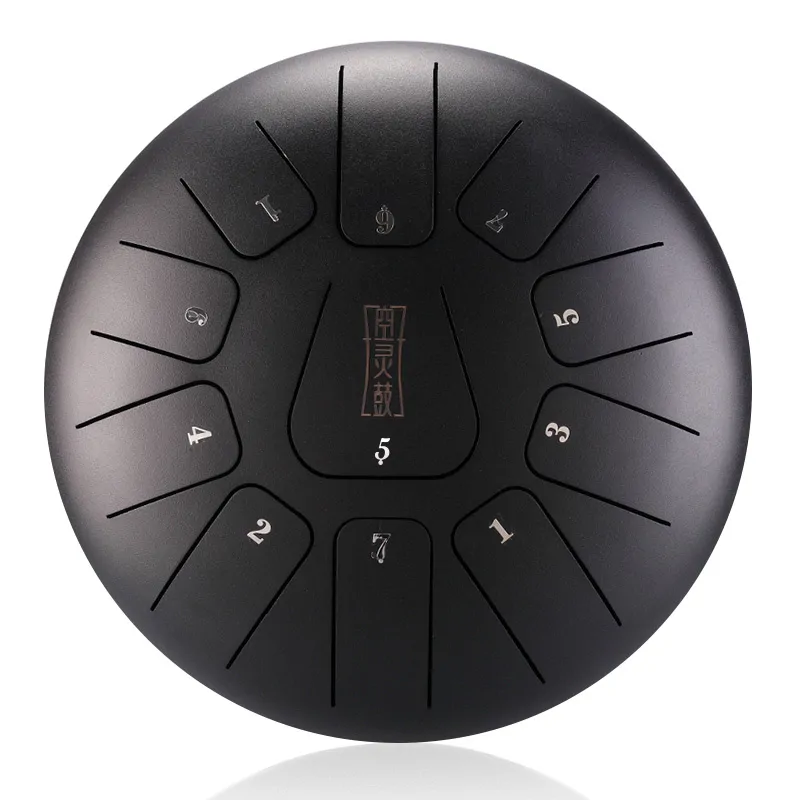 HLURU-WANGYOU Hluru-Wangyou THF11-12 InBlack Tongue Drum 11 notes 12"